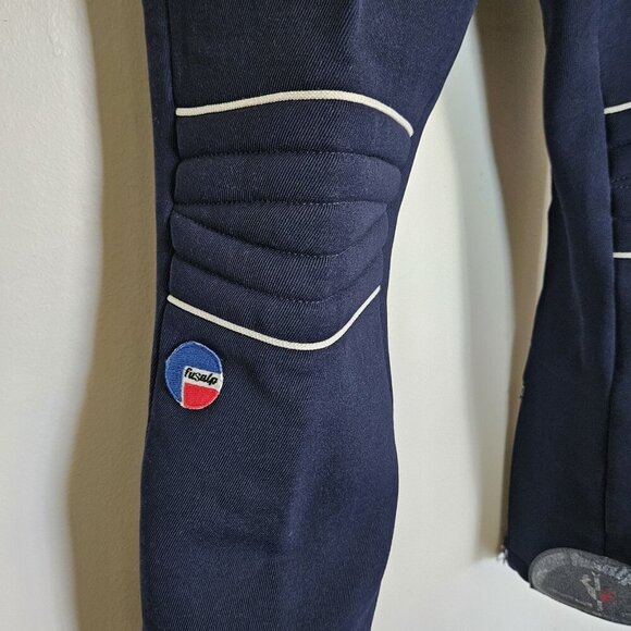 Fusalp Women’s Ski Pants Size 10 (FR 42) Navy Blue Stretch Retro Snow Winter - Picture 4 of 14